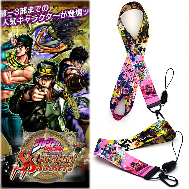 Аниме приключения Джоджо мобильный телефон ремешки Джонатан Joestar Косплэй