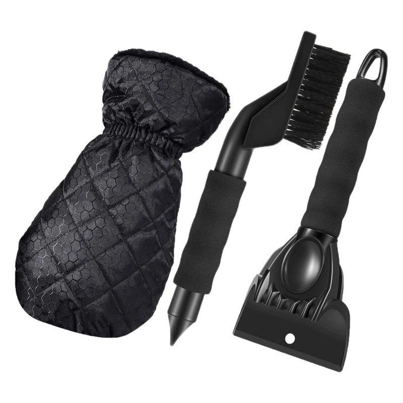 

Новинка-скребок для льда перчатки Водонепроницаемый удаление снега лобовое стекло скребок для снега Профессиональные боксерские перчатки...