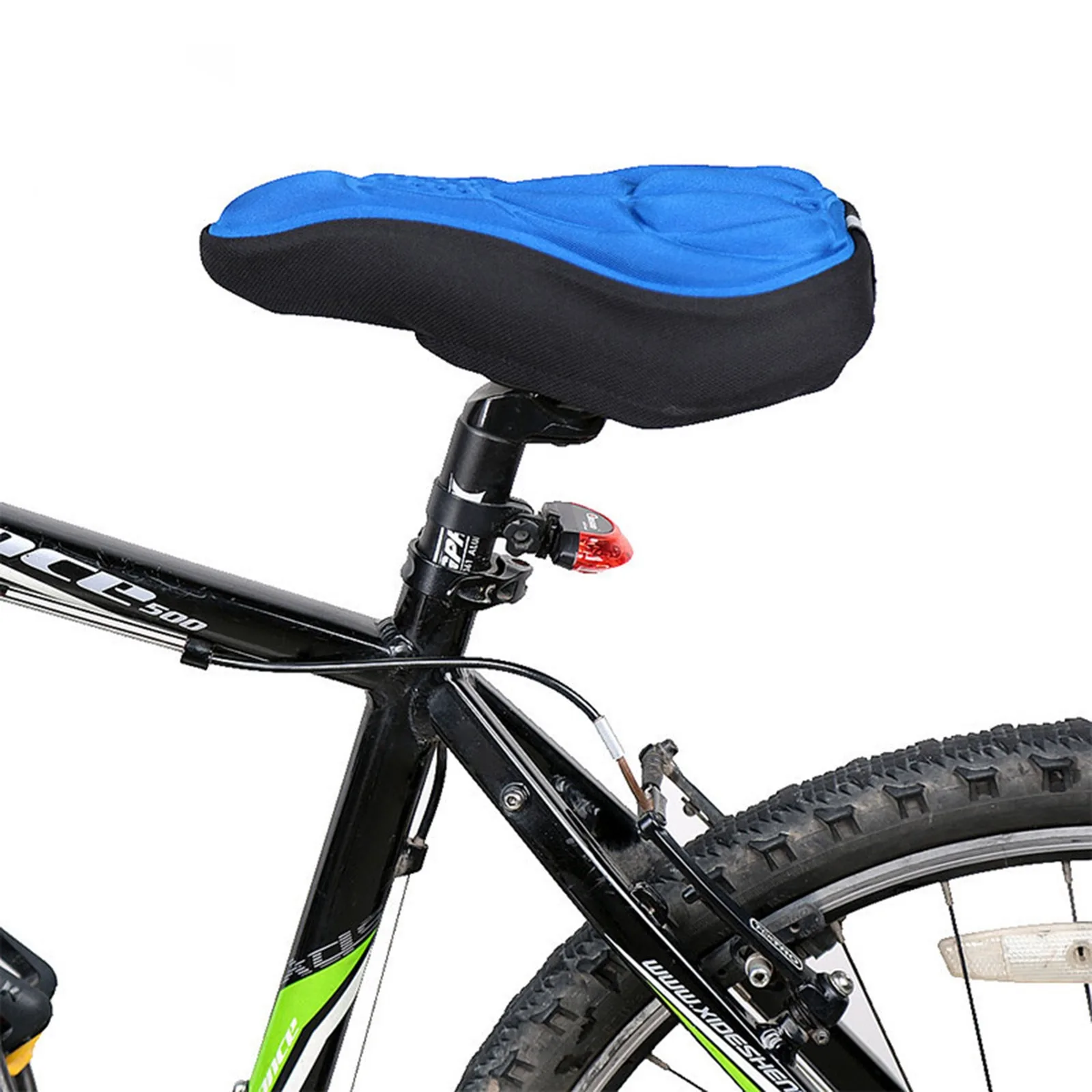 

Bicycle Saddle Soft Cycling Seat Cover MTB Mountain Bike Thickene Sponge Pad Outdoor Breathable Cushion Add waterproof cover