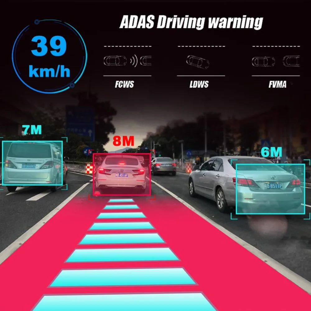 Yaojun Q98 Приборная панель автомобиля Dvr камера Android OS 4G с gps навигацией Авто