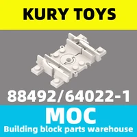 kury toys diy moc for 8849264022 building block parts for train track plastic rc trains flexible segment for vehicle rail