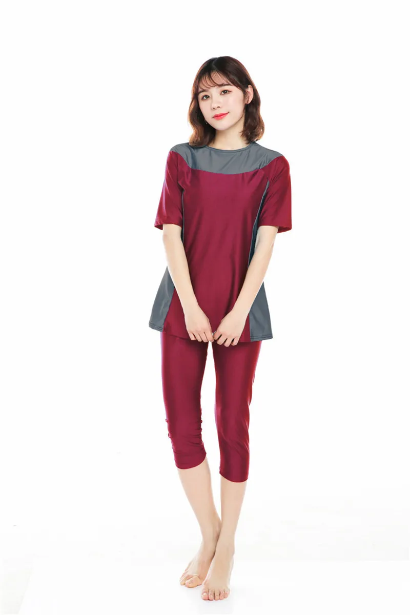 Скромная мусульманская купальная одежда Арабский исламский женский купальный