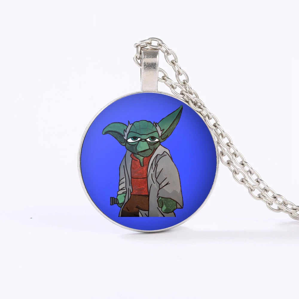 GDRGYB ожерелье Звездные войны джедай Мастер Йода Может Сила быть с вами подарок
