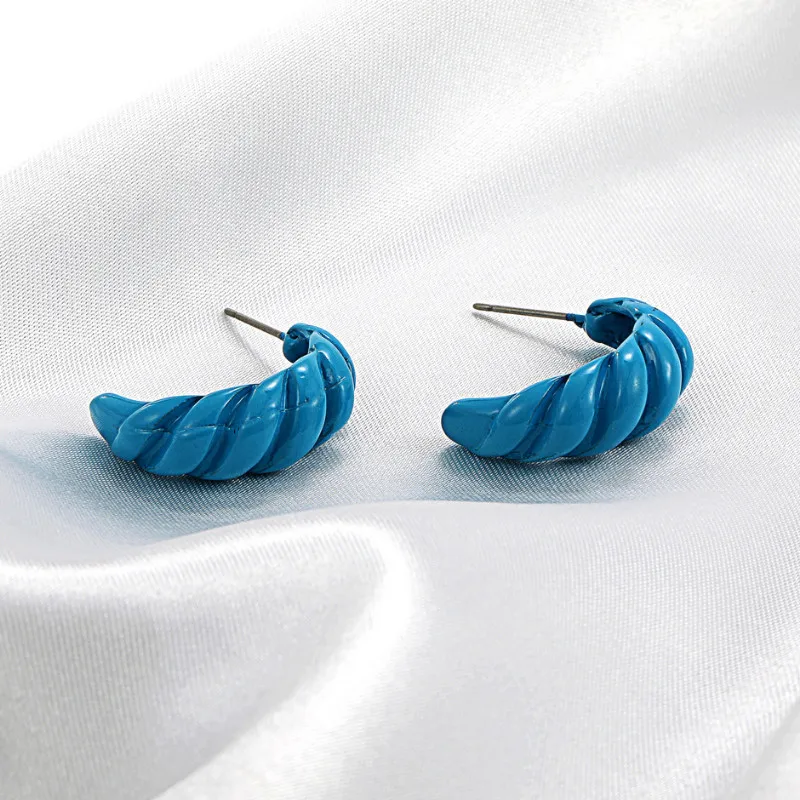 

2021 Geometric Circle Ear Studs for Women Earrings Fashion Jewelry