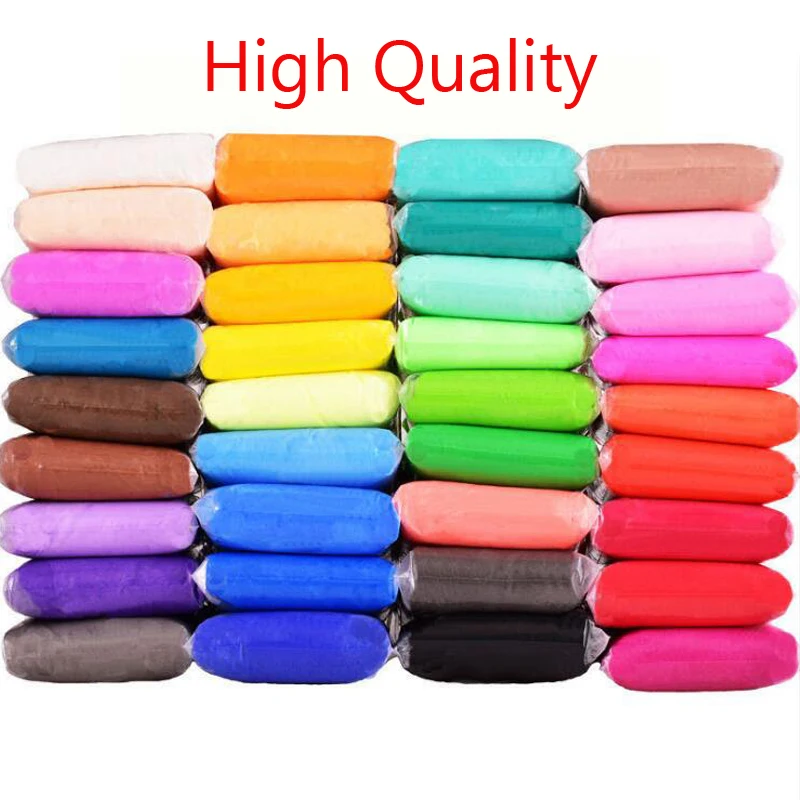 Plasticine 36 Colors Air Dry Light Playdough Polymer Clay Kids Early Education Toys DIY Colored Slimes Mud Play Dough Games Gift