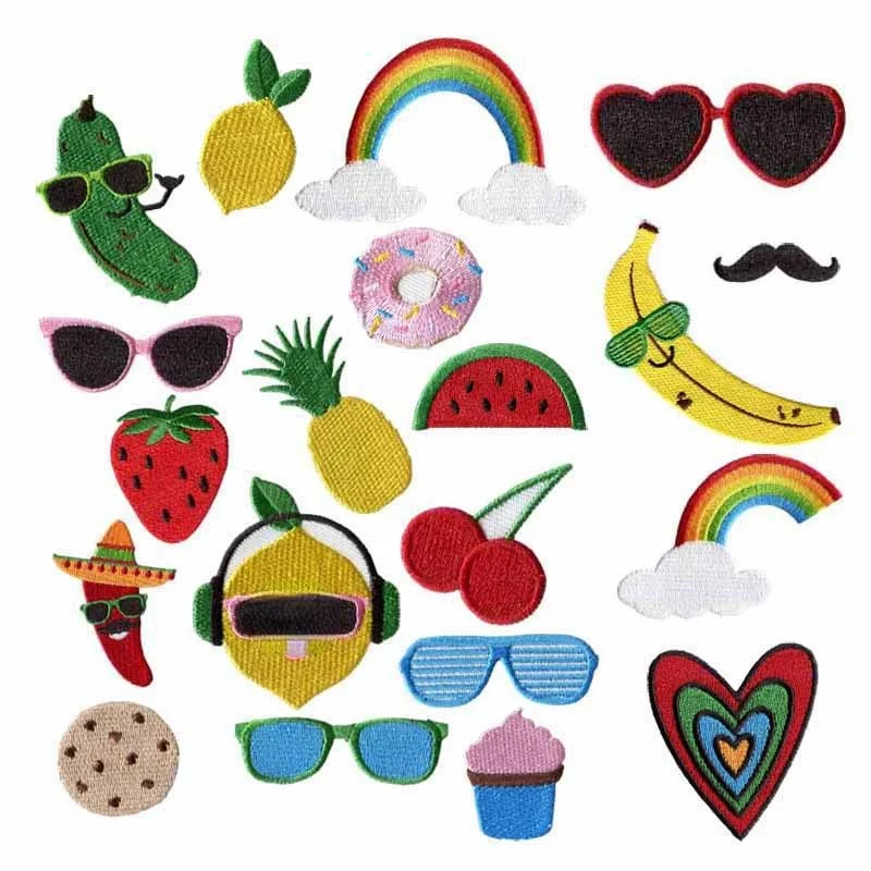 Еда Фрукты авокадо клубника Арбуз Лимон Ананас Апельсин персик банан Радуга