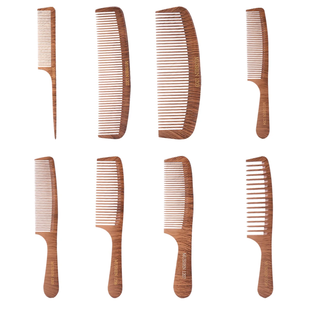 

1pcs Natural Pear Solid Wood Comb Anti Tangling Hair Brush Healthy Massage Anti-Static Comb Hair Care Tool Beauty Accessories