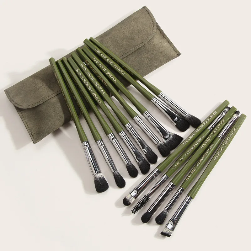 

14pcs Professional Eye Makeup Brush Set Shadow Brush Highlighter Powder Foundation Blush Blending Beauty Tools makeup brushes