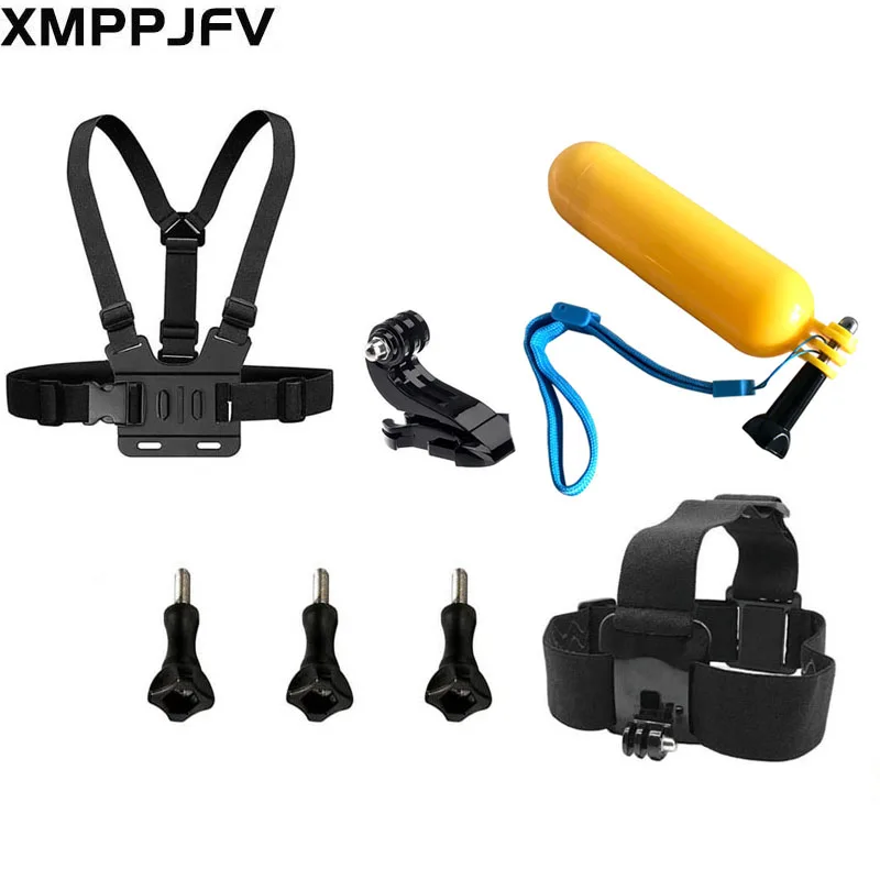 Комплект аксессуаров XMPPJFV для Gopro Hero 10 9 8 7 6, черный нагрудный ремешок для 5 4 3 + 4session YI 4K AKASO SJCAM EKEN DBPOWER Vantop Комплект аксессуаров XMPPJFV для Gopro Hero 10 9 8 7 6, черный нагрудный ремешок для 5 4 3 + 4session YI 4K AKASO SJCAM EKEN DBPOWER Vantop