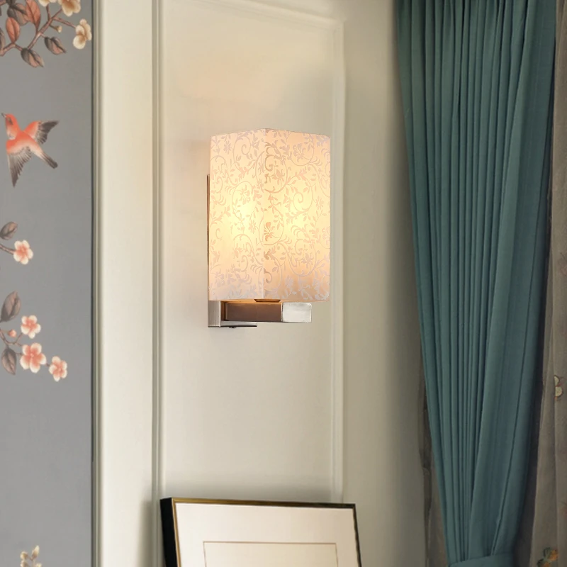 

New Nordic bedroom bedside creative simple living room hotel corridor aisle wall lamp
