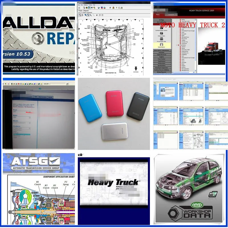 Программное обеспечение для ремонта Alldata alldata v10.53 и mi.chell 2015 + менеджер тяжелый