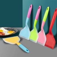 silicone spatula kitchen ware cooking utensils spatula beef meat egg kitchen scraper wide pizza cooking tools shovel non stick