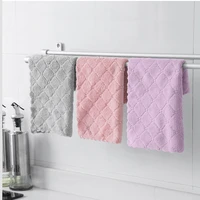 microfiber dishwashing cloth towels rags absorbing water non stick remove oil non linting kitchen towels household wiping tools