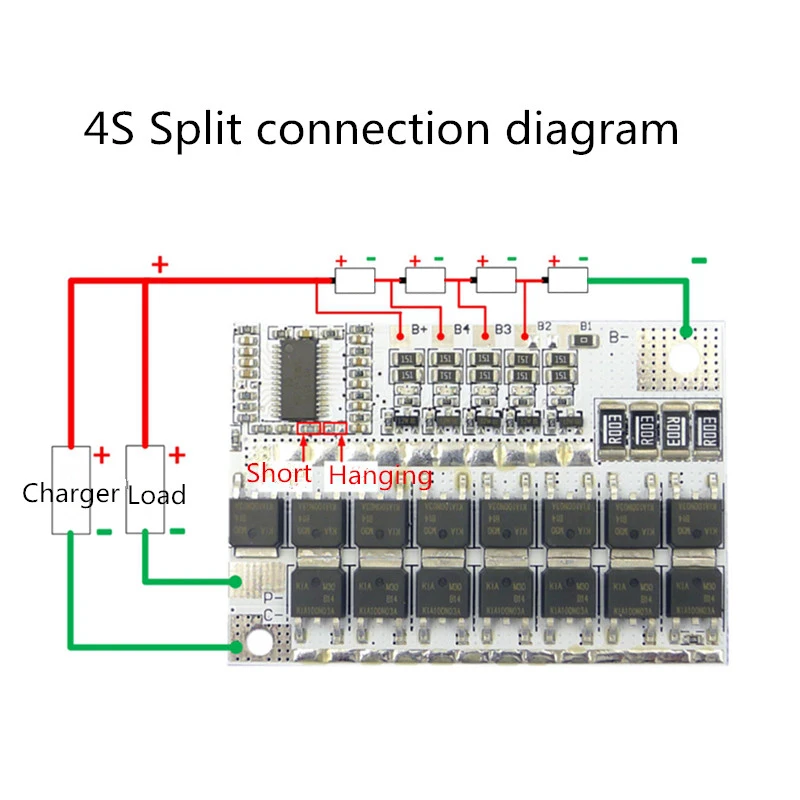 Bms 12V 16 8 V 21V 100A литий ионная плата для защиты литиевых батарей с балансом Pcm 18650 Lipo