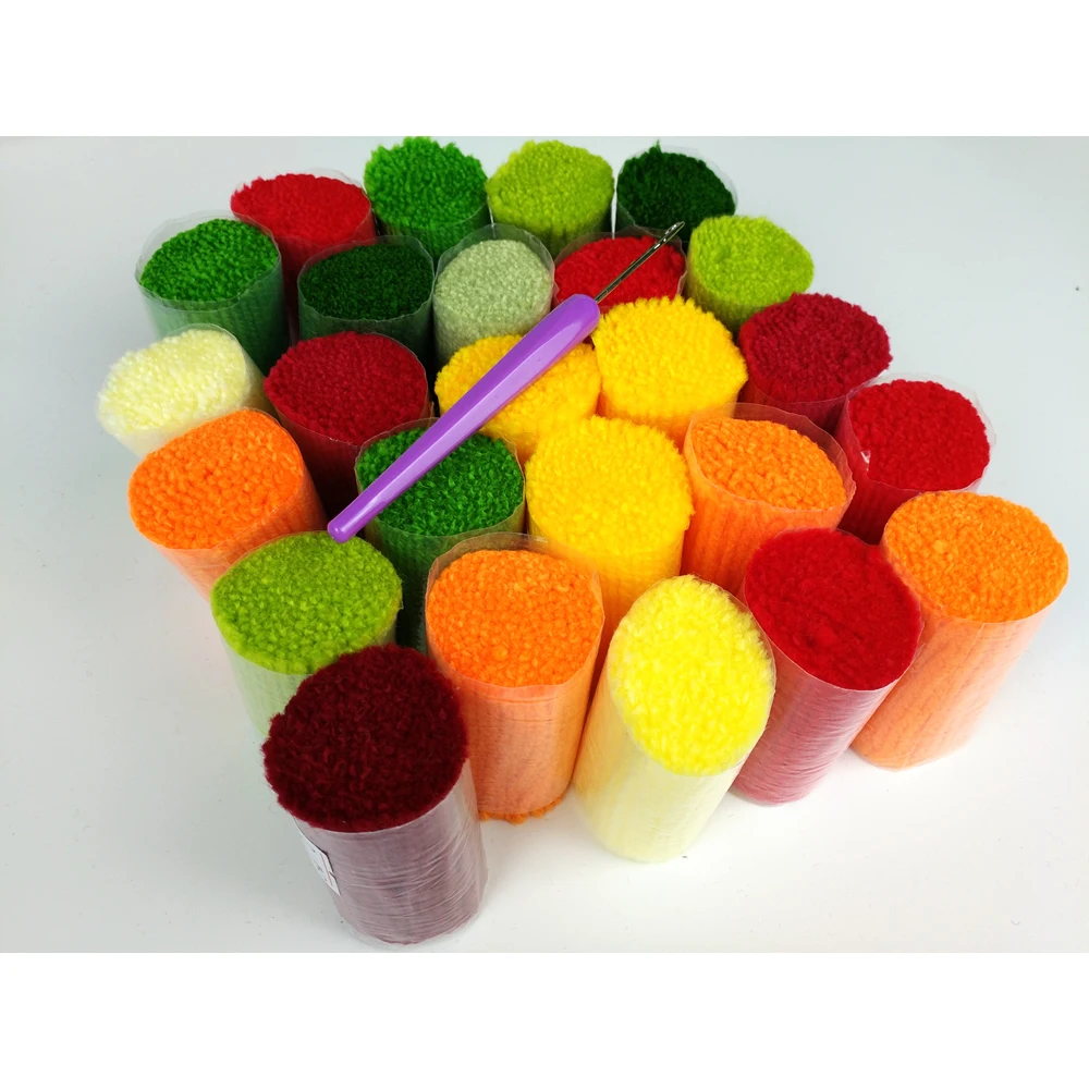 Набор 3D крючков с защелкой набор для рукоделия Незаконченный вязальный коврик