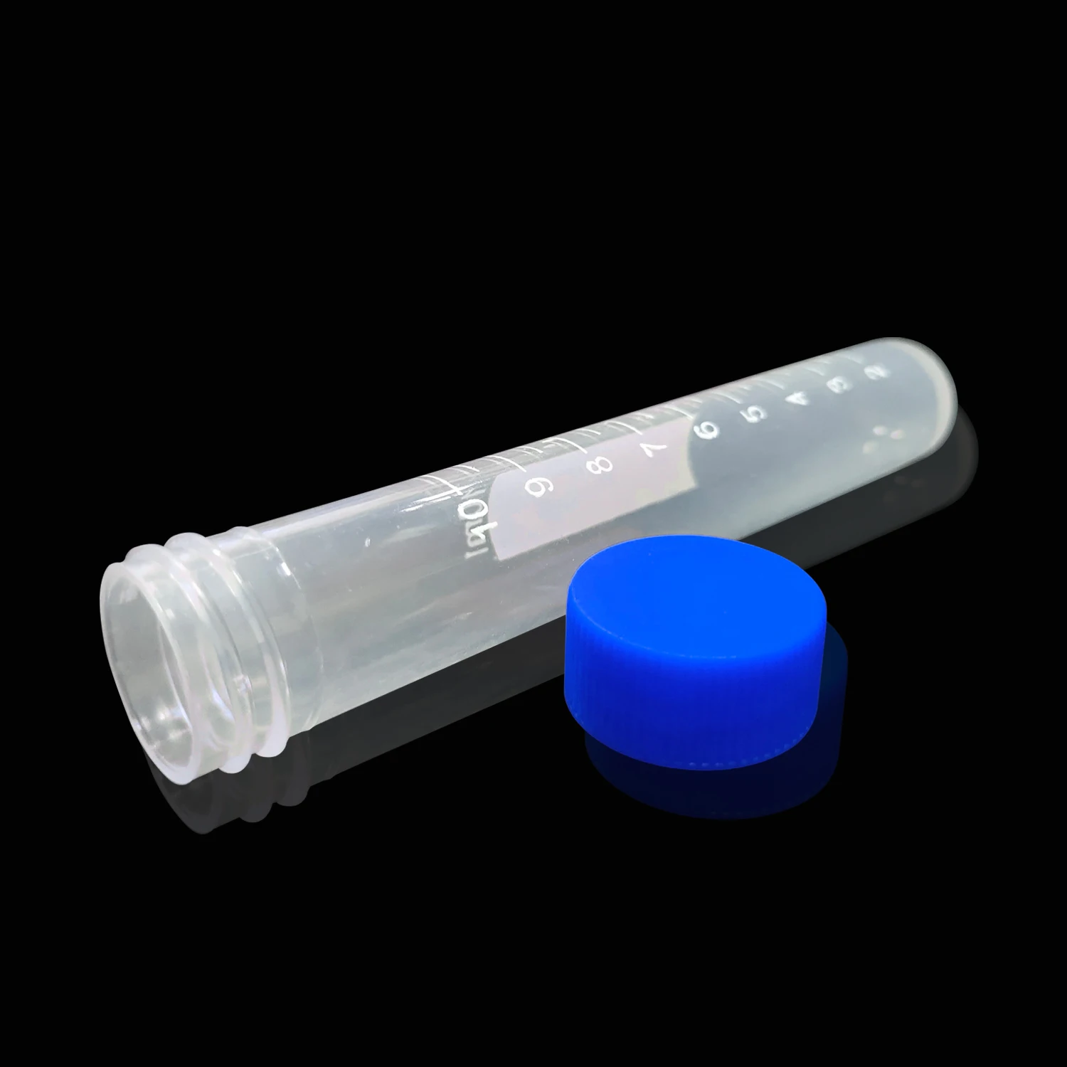 10ml Plastic Centrifuge Tubes Round Bottom Graduated Marks blue Screw Cap Pack of 50pcs | Канцтовары для офиса и дома