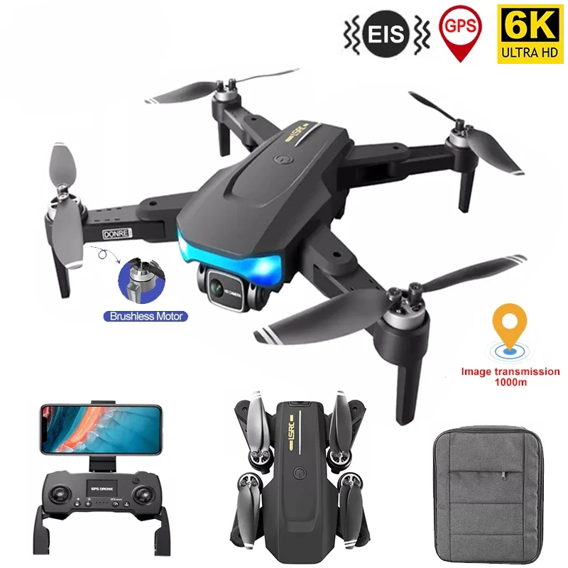 LS38 GPS Дрон 6K профессиональный HD Pix двойная камера Стандартный Wifi Fpv бесщеточный