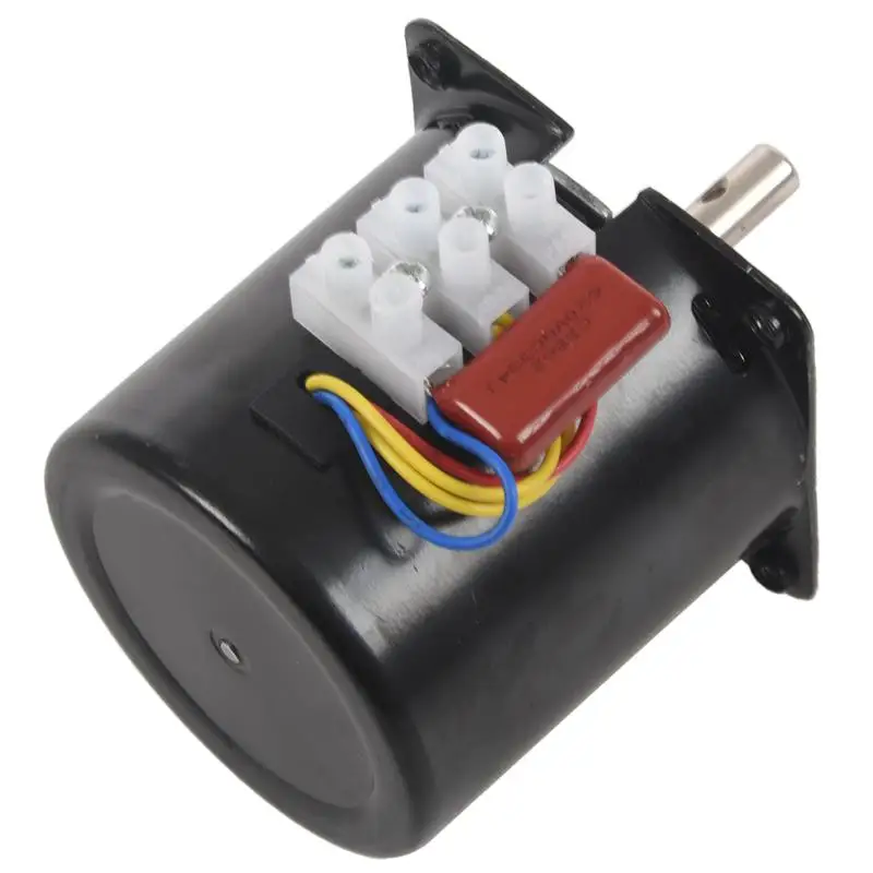 Синхронизированный мотор коробки передач диаметр стержня 7 мм AC 220V 2 5 RPM |