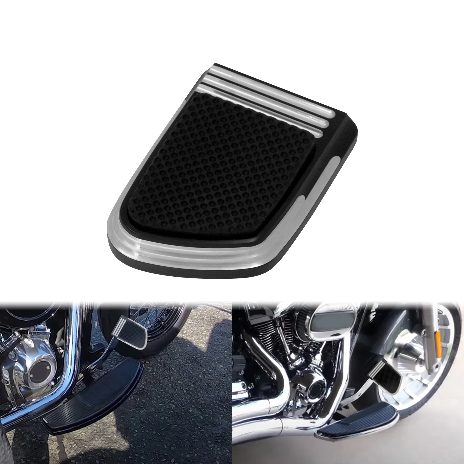 Накладка на педаль тормоза для мотоцикла с ЧПУ чёрная Harley Softail FLSB FXBR FXBRS 2018 2019 2020 |