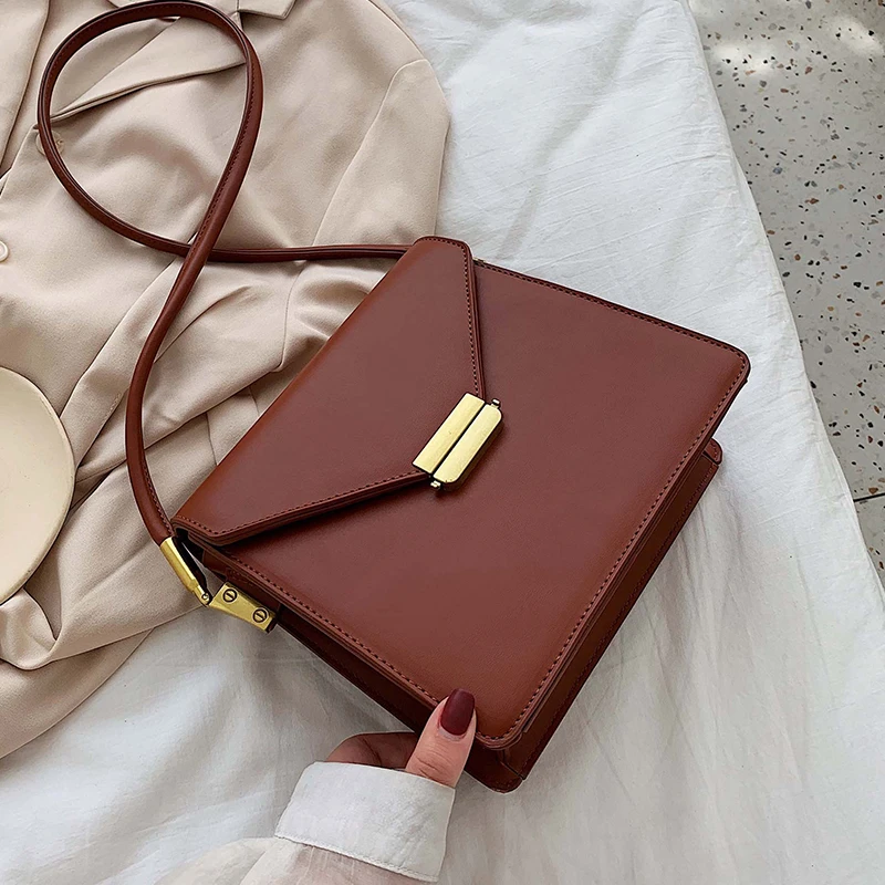 

Luxury Brand Handbags High Quality Leather Bag Simple Shoulder Bag Womens Messenger Crossbody Bags Leather Vintage Bags Women