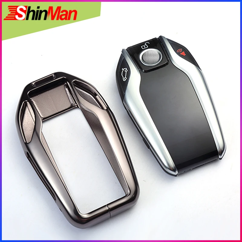 Модный чехол для ключей ShinMan из алюминиевого сплава автомобильного ключа BMW 7
