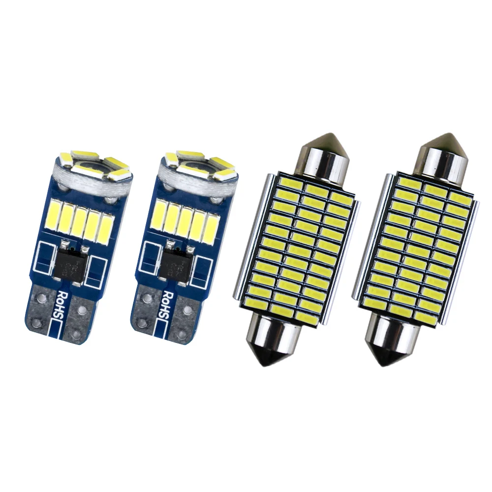 

6PC Pure White Car LED Light for Audi TT 8J MK2 Canbus Auto Interior Light Kit Dome Map Sunvisors Boot Trunk Lights Bulbs