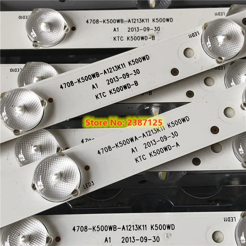 

100% New 12 PCS LED Backlight strip 7+7 lamps for LE50D8900 4708-K500WA-A1213K1 4708-K500WB-A1213K11 K500WD-A K500WD-B 471R1P13