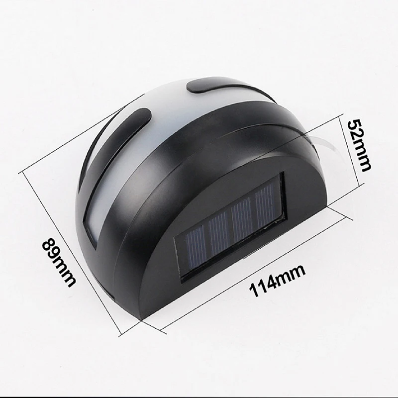 Полулунная настенная лампа индукционный светильник на солнечной батарее для