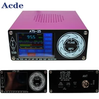 ats 25 si4732 aluminium alloy all band radio fm lwmw sw ssb 2 4 touching screen receiver search ham band quick channel