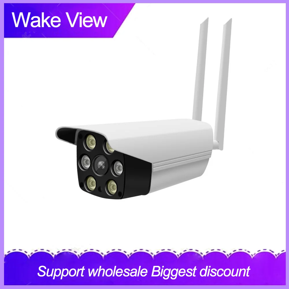 Водонепроницаемая IP камера видеонаблюдения WakeView HD 2.0MP 1080P 4G цилиндрическая