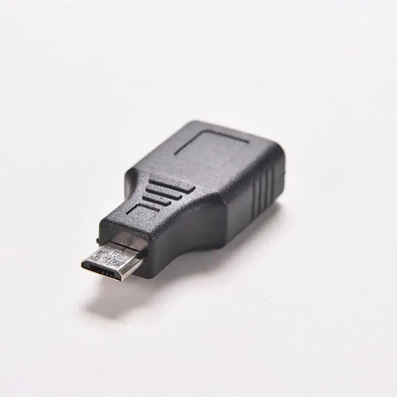 1 шт. черный F/M USB 2 0 разъем для Micro / Mini B 5 контактный штекер OTG Host адаптер конвертер