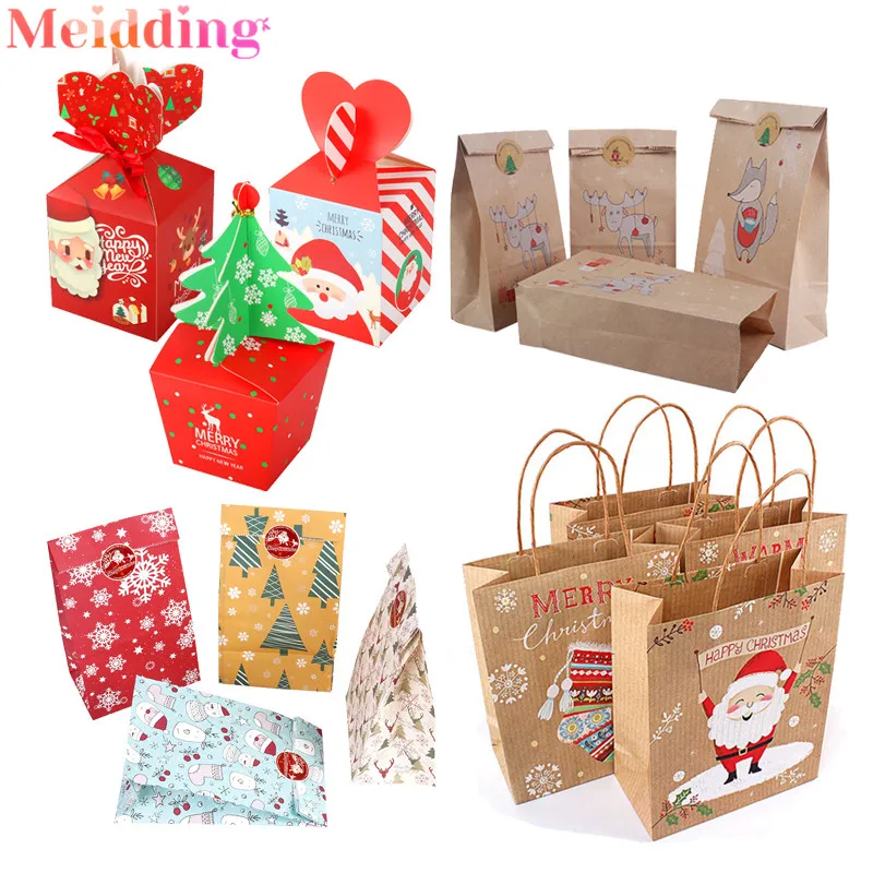 Рождественская коробка для конфет свадебные украшения дня рождения Подарочная