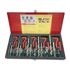 Набор для ремонта резьбы 131 шт., набор для установки резьбы, сверлильный кран 14-20UNC 516-18UNC 38-16UNC 716-14UNC 12-13UNC