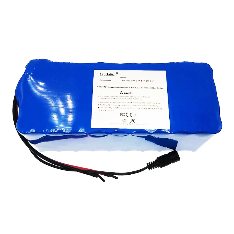 Аккумулятор для электрического велосипеда 36 В литий ионный аккумулятор 18650 10S4P