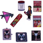 Башня часов пожертвование банок VHS Марти Макфлай Ховерборд спортивный альманах флюс конденсатор значок Назад в будущее значок научная фантастика брошь