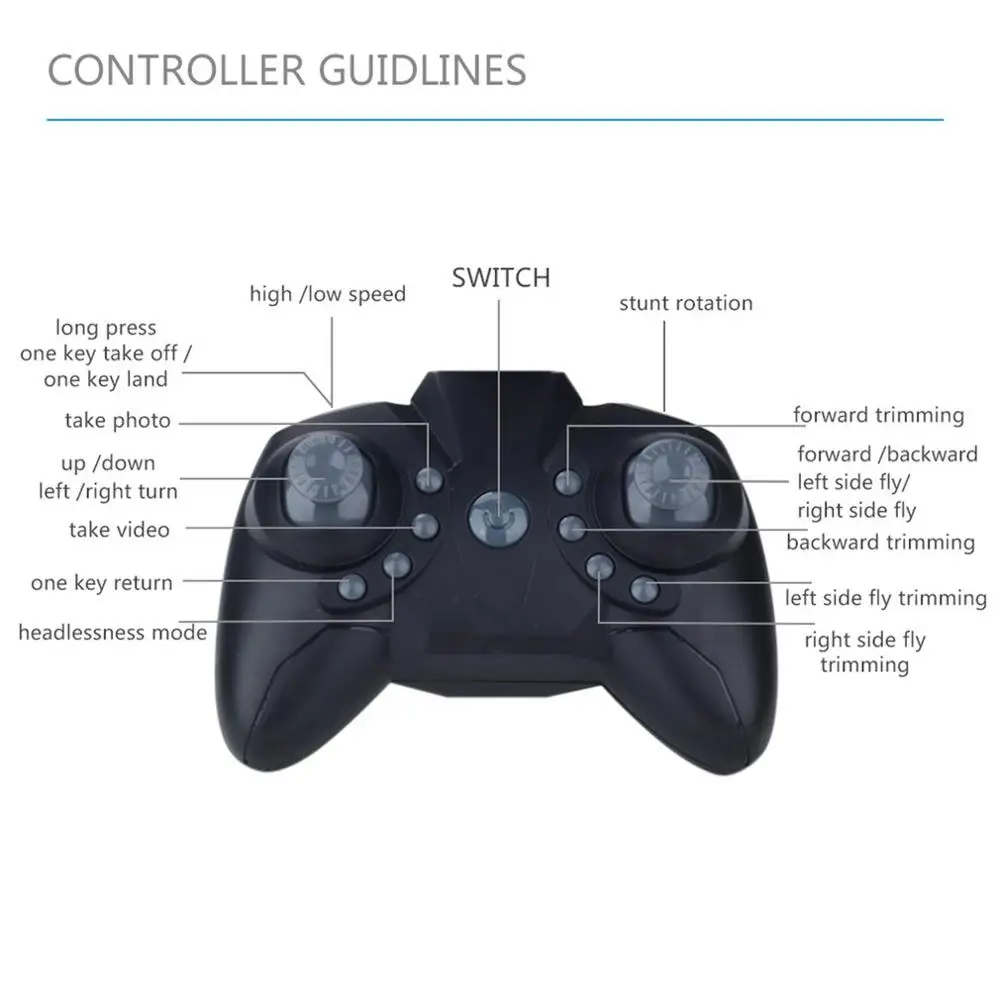 Складной мини Квадрокоптер с Wi Fi и камерой 2 МП|Радиоуправляемые вертолеты| |