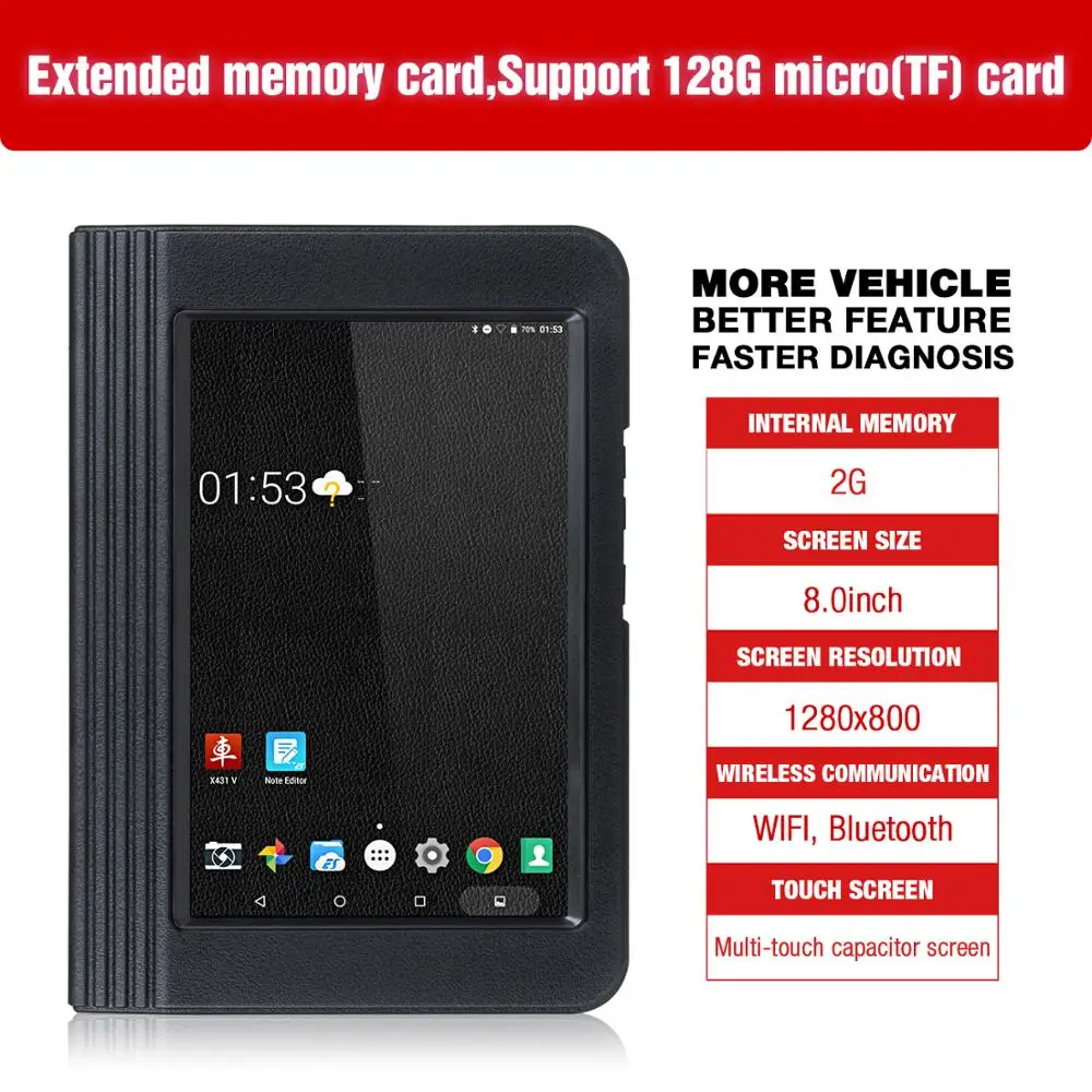 Launch X431 V Wifi/Bluetooth 8 дюймов планшет полная система Авто OBD2 диагностический инструмент считыватель кода 2 года бесплатное обновление CRP123 в подарок