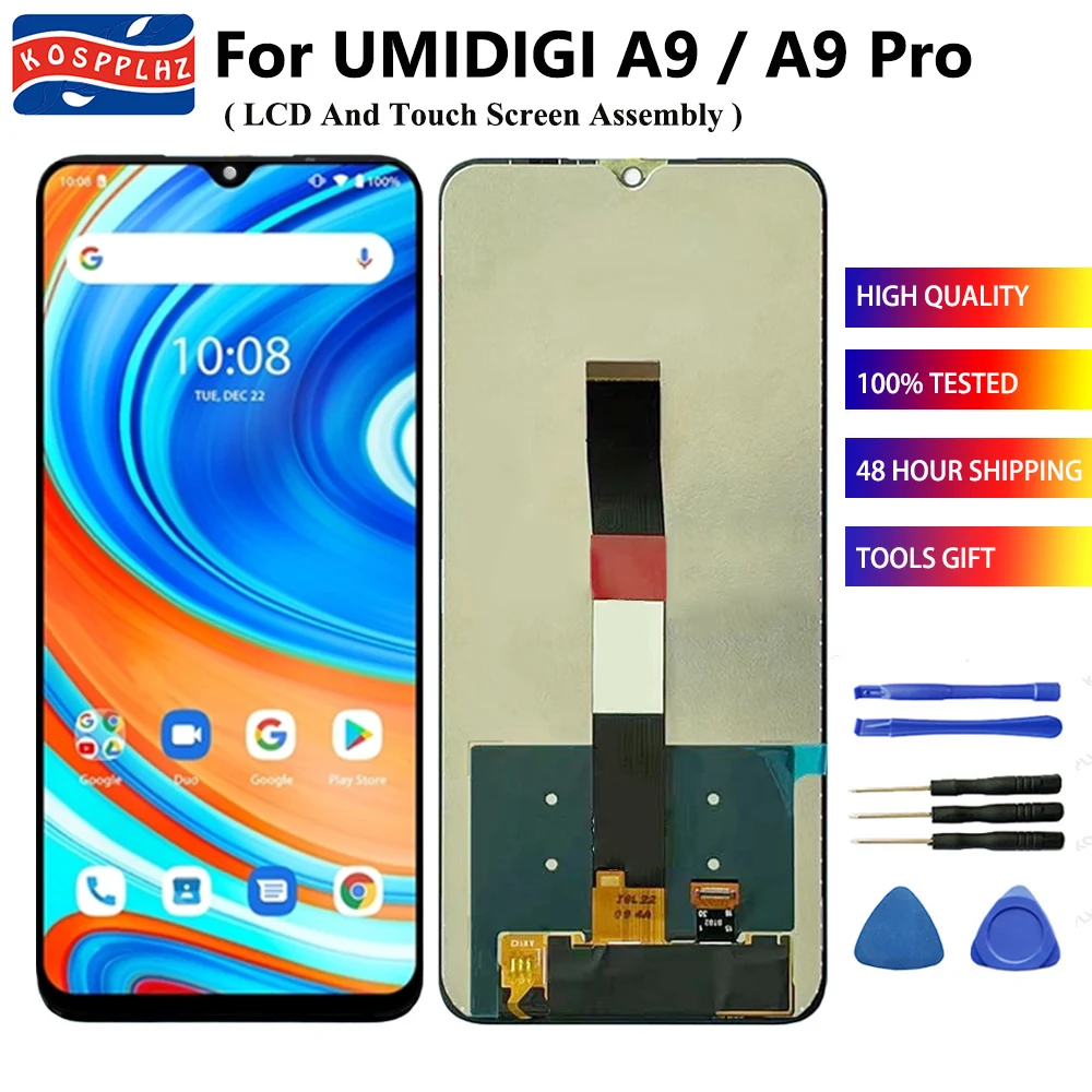 ЖК-дисплей с сенсорным экраном в сборе для UMIDIGI A9 / Pro сменный ЖК-экран смартфона