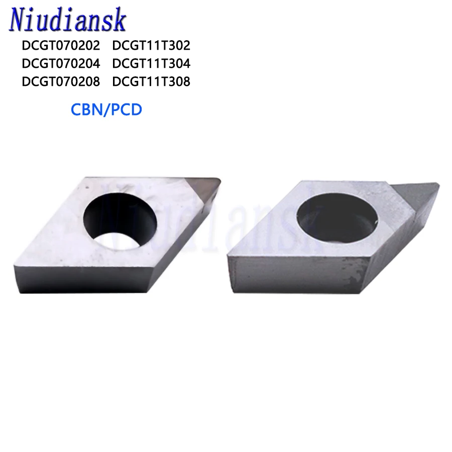 DCGT070204 DCGT11T308 Алмазный токарный станок с ЧПУ CBN PCD серия DCGT высокопрочный резец