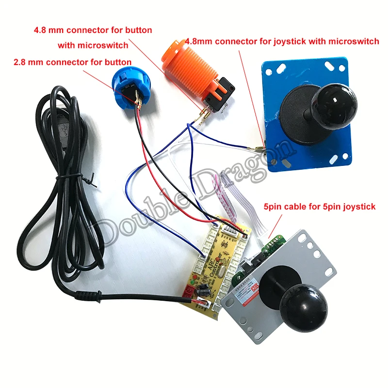 USB PC плата управления с нулевой задержкой 5 В 2 8 мм 4 | Спорт и развлечения