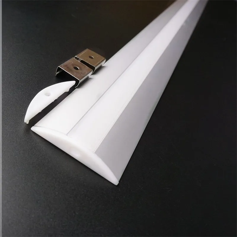 5-30pcs 1m 12mm PCB Edge Led Aluminium Profile 5V 12V 24V Strip Channel  52mm Wide 10mm High Ceil Wall Bar Light Housing