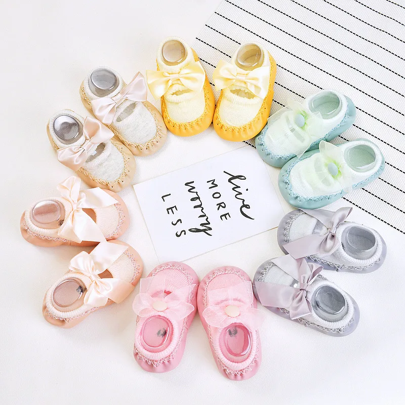 

Newborn Baby Girls Socks with Bows Toddlers Infants Cotton Ankle Socks for Kids Girls Princess Sock Cute Children Socksn