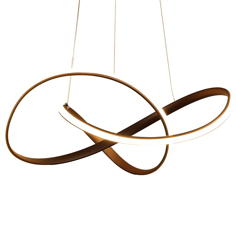 

Home Modern LED Pendant Light For Living room Dining Room Hanging Lamps LED Pendant Lamps Ceiling Fixtures Gold&White&Black D60