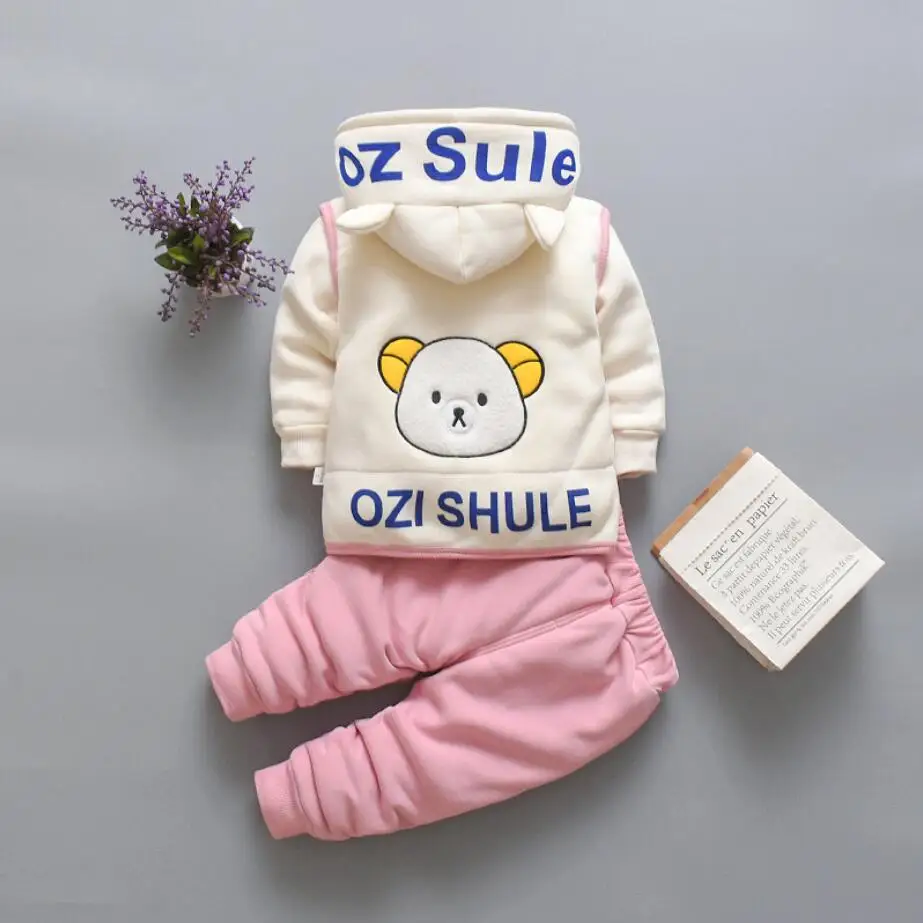 Зимняя детская одежда повседневный комплект новинка Детские хлопковые