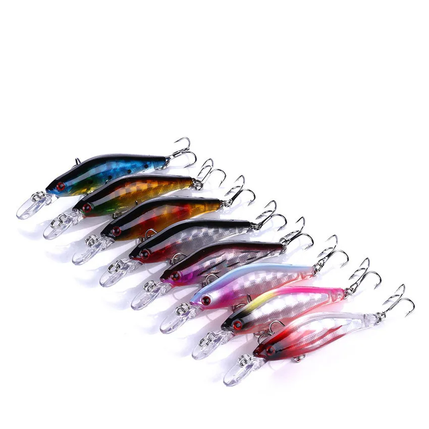 

1Pcs 8cm/6.3g Topwater Wobbler 3D Eyes Fishing Lure Minnow Aritificial Hard Bait Fishing Lures Crankbait Floating Fishing Tackle