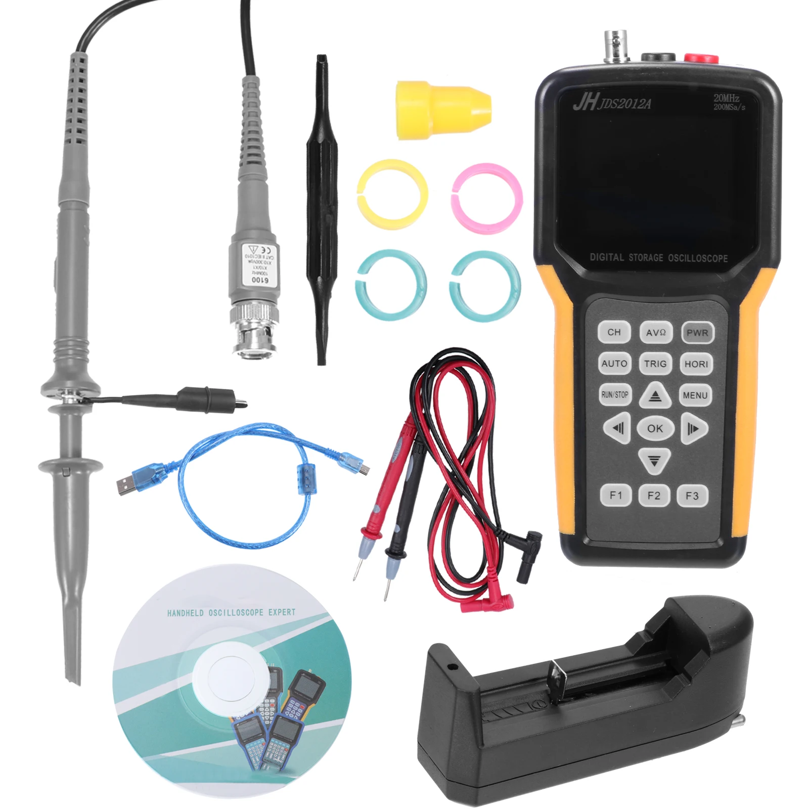 Осциллограф JDS2012A 20 м ручной автомобильный электроприбор для обслуживания