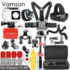 Набор аксессуаров для экшн-камеры Vamson для Xiaomi yi 4K, водонепроницаемый чехол с креплением в горошек, монопод, селфи-палка VS91