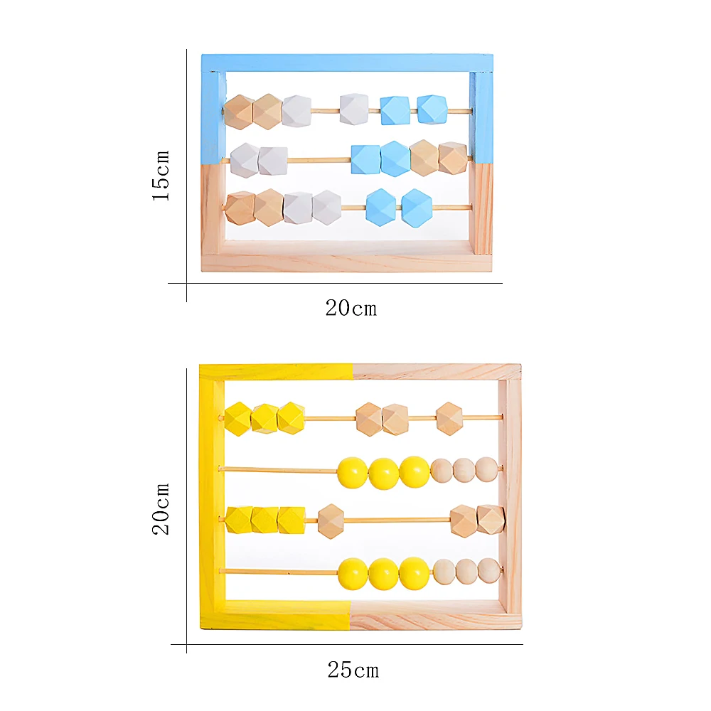 

Nordic Style Natural Wooden Abacus With Beads Craft Baby Early Learning Educational Toys For Baby Kids Nursery Room Decor
