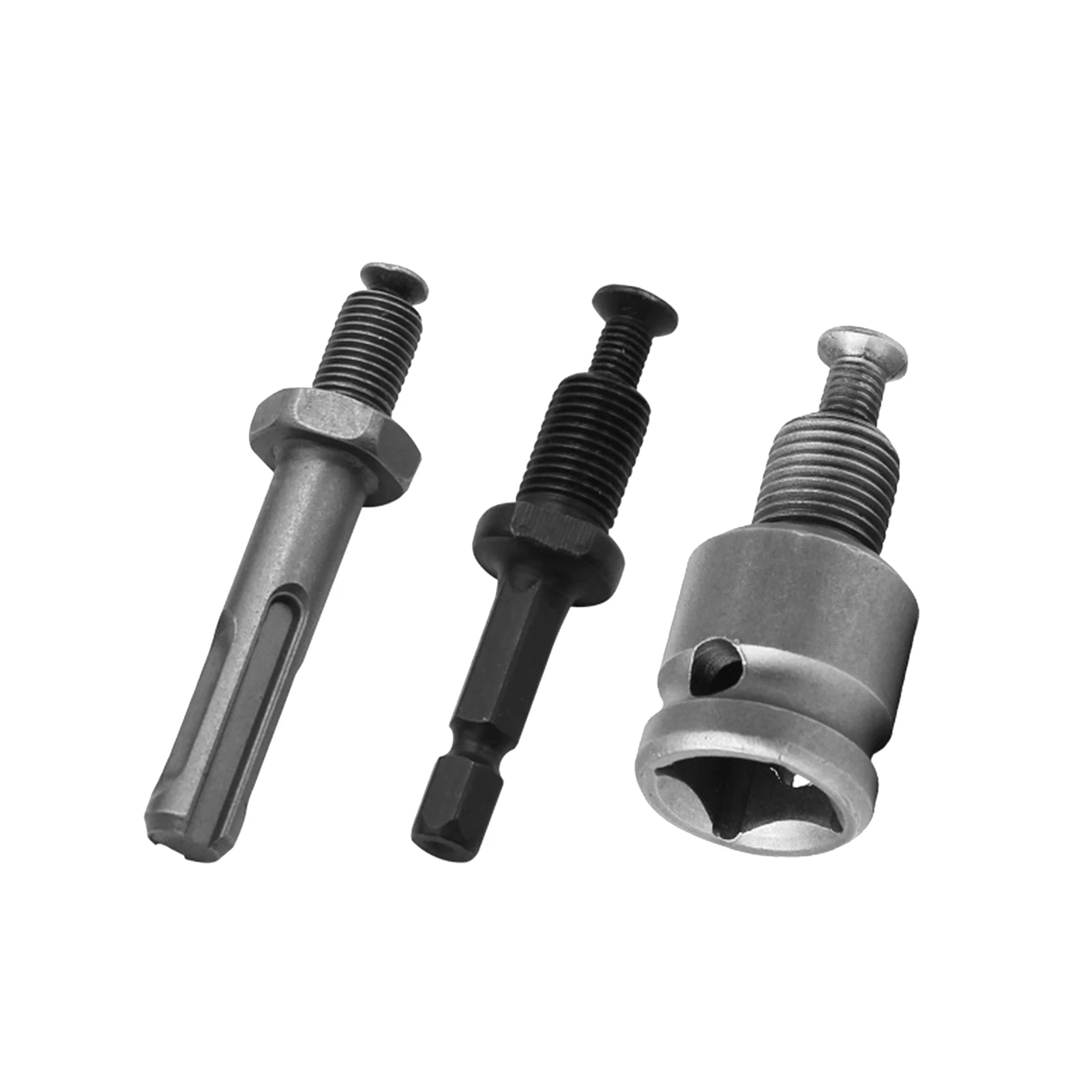 

3 PCS Chuck Adapter Conversion Includes Electric Wrench Conversion Socket Hex Shank Round Shank