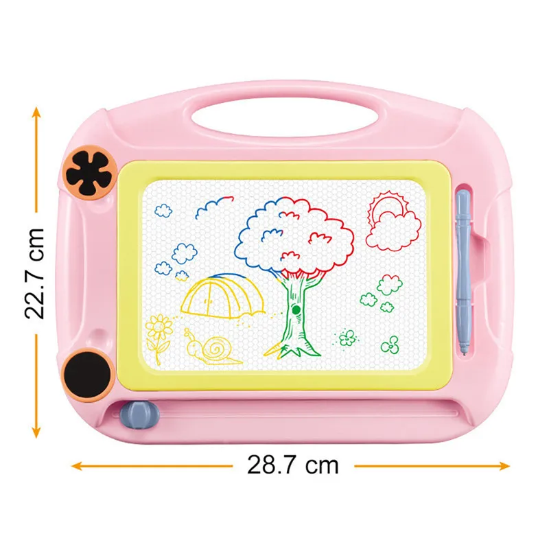 

kid drawing board toy Kids Magnetic Drawing Board with Holder Graffiti Painting Board Educational Toys #3N19